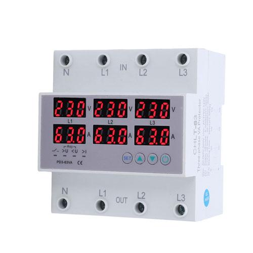 Displays Line to Line Voltage and Line to NeutralVoltage-Phase wise and Average and system frequency.Password Protected.True RMS measurement of parameters.Auto/Manual scrolling of parametersEasy Programming with push buttons on front facia.RS-485 Communication optional.Relay Output for alarm can be provided.(optional)