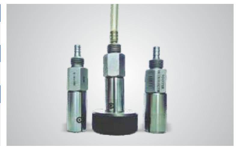 Air Plug Gauges and Pneumatic Setting Rings are precision tools used in metrology, especially for checking internal dimensions (like bore diameters) with high accuracy and repeatability. Here’s a quick breakdown:1. Air Plug Gauges:Purpose: Used to measure internal diameters of bores with high precision.Working Principle: Based on the air displacement principle. Compressed air flows through jets on the plug; changes in back pressure (caused by proximity to the bore surface) indicate size deviations.Types:2-jet and 3-jet configurations (depending on number of measuring points).Advantages:Non-contact measurement (reduces wear).High precision and repeatability.Ideal for production environments.Applications: Common in automotive, aerospace, and precision manufacturing.2. Pneumatic Setting Rings:Purpose: Used to calibrate or set the air plug gauges.Made of: High-grade steel or ceramic for dimensional stability.Function: They simulate the bore size that needs to be measured and help in setting the zero/reference point for the air gauge.Types:Master Setting Rings (for zero setting).Check Rings (for span or second-point verification).