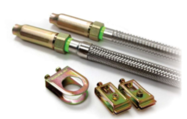 Unbraided Flexible Sprinkler Hose 700 mmPerformance DataType Sprinkler Flexible DropMaterial Stainless SteelIntel 25 mmOutlet 15 mmWork Pressure 14 (Kgf/cm)Max. Ambient Temp. 107 CBending Angel Flow Upto 180 Degrees