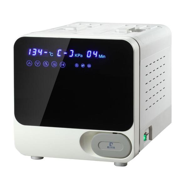 🔹 Riya Engineering Class B AutoclaveAdvanced European-Standard Sterilization for Clinics, Dental & Medical UseThe Runyes Class B Autoclave is a compact yet powerful sterilization unit designed to meet the highest European EN 13060 Class B standards. With a triple vacuum cycle, it ensures deep penetration of steam into every layer of hollow, wrapped, and porous instruments — making it ideal for dental clinics, small medical centers, beauty salons, and laboratories.Combining safety, speed, and smart technology, this autoclave is trusted globally for its reliable performance and user-friendly operation.🔧 Key Features✅ Class B Technology:Pre-vacuum and post-vacuum sterilization cycles ensure 100% air removal for deep and thorough sterilization of all types of loads — including hollow instruments and multi-layer packaging.✅ Capacity Options:Available in 8L, 12L, 18L, 23L – suitable for different clinic sizes and workflow needs.✅ User-Friendly Interface:Large LCD or LED digital display with intuitive controls, real-time status updates, and easy cycle selection.✅ Built-in Printer:(Optional)Cycle data printing for easy documentation and legal compliance.✅ Automatic Water System:Built-in clean and waste water tanks with water quality sensors and low water alerts.✅ Fast Cycle Times:Multiple cycle options including rapid programs (as quick as 15-20 minutes depending on load).✅ Safety Features:Door lock with pressure interlockOverheat and overpressure protectionAuto shutdown on error detectionAlarms and error codes for easy troubleshooting✅ Sterilization Modes:SolidHollow type A & BWrapped & unwrapped instrumentsTextile and porous materials✅ Data & Compliance:USB port (on select models) for data backupConforms to EN 13060, CE markedOptional barcode or external printer support🏥 Ideal For:Dental ClinicsDermatology & Aesthetic ClinicsTattoo & Piercing StudiosVeterinary PracticesLaboratoriesSmall Surgical Setups🚀 Why Choose Riya Engineering?✅ Trusted by over 50,000 clinics worldwide✅ Compact, sleek, and space-saving design✅ Low maintenance and energy-efficient✅ Backed by reliable technical support and service✅ International certifications: CE, ISO 13485, EN 13060📦 What’s Included:Sterilization trays, tray holder, water bottle set, printer paper (if built-in), user manual, and startup accessories.