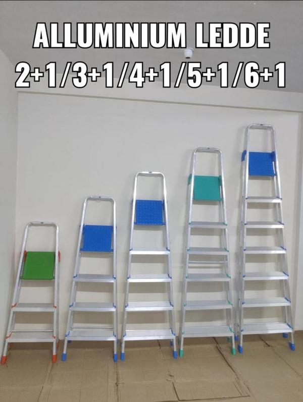 All Size Aluminium Ladders are versatile, durable tools designed for both professional and home use. Made from lightweight yet strong aluminium, these ladders are resistant to rust and corrosion, making them ideal for indoor and outdoor applications. They come in various sizes and configurations—such as step ladders, extension ladders, and telescopic models—to suit different height and access needs. Their non-slip steps and secure locking mechanisms ensure user safety and stability. Easy to carry, store, and set up, All Size Aluminium Ladders are essential for tasks like painting, maintenance, and construction, offering a reliable solution for working at heights.