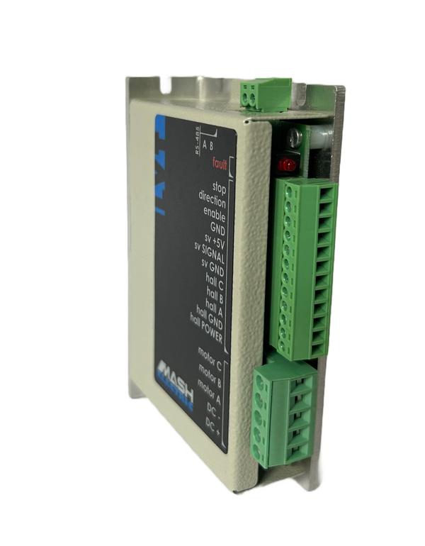 LVT10 is a compact powerful permanent magnet brushless motor controller for high efficiency and torque.
Brushless motor controller upto 400W.

VOLTAGE: Upto 24VDC
CURRENT: Upto 16A
RPM RANGE: Upto 60000 
COMMUNICATION: RS-485 MODBUS