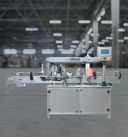 Megma International is offering wide range of double side sticker labeling machine to our valued clients.An Automatic Double-Side Sticker Labeling Machine is an advanced packaging solution designed to apply self-adhesive labels on both the front and back of containers simultaneously. This high-speed machine ensures precision, efficiency, and consistency in labelling. This machine is used in industries such as food & beverages, pharmaceuticals, cosmetics,chemicals, and consumer goods.The machine operates with a conveyor system that moves containers through the labeling station. Dual label applicators dispense and apply labels on bothsides of the container with sensors ensuring accurate positioning. Equipped with adjustable settings, the machine can accommodate various container shapes including flat, oval, rectangular, and round bottles.The Automatic Double-Side Sticker Labeling Machine ensures a professional, wrinkle-free finish while increasing production efficiency with its PLC touchscreen controls, automatic mistake detection, and quick labeling rates.  It is a flexible solution for contemporary packaging requirements because it accommodates a wide range of label materials, including paper, plastic, transparent, and holographic labels.