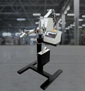 Megma  International's Automatic Hologram Sticker labeling machine is widely used to apply hologram sticker labels on a variety of labels and film rolls; utilized in the packaging industry. It has the capacity to label up to 300 holograms in one minute, based on the length and size of the hologram.This versatile Hologram applicator is totally synchronized with the other functions such as product feeding, roll winding, and label dispensing; for optimal labeling accuracyThe standalone label applicator machine is mainly utilized for labelling a product in bulk quantities on the conveyor lines. It has a powerful sensor in order to detect the product when it moves down from the conveyor, and thereby activate the application of the label at the appropriate time.