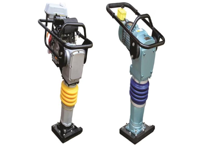 Tamping Rammer Manufacturers & Suppliers in Ahmedabad, Gujarat, India | BuildCons.The HCR70 Tamping Rammer is engineered for high efficiency and reliability in compacting soil, gravel, and other materials. Built with the latest technology and quality materials, it is available in various sizes and specifications to meet different needs. Ideal for construction, roadwork, and landscaping projects.Technical Specifications:Ramming Frequency: 600-700 times/minAdvance Speed: 10-13 m/minBounce Height: 45-70 mmMotor Power: 5.5 HP (Air-cooled 4-stroke OHV engine)Gross Weight: 90 kgNet Power Output: 5.5 HP @ 3,600 rpmNet Torque: 7.6 lb-ft (10.3 Nm) @ 2,500 rpmVoltage: 415VMotor Rotation Speed: 2880 r/minKey Features:Easy to Operate and user-friendlyReliable and Cost-Effective, low maintenancePortable design for easy transportationThe HCR70 Tamping Rammer is a durable, high-performance machine designed for fast, efficient soil compaction, making it an ideal tool for a wide range of construction applications.For more details or to place an order, contact us today!