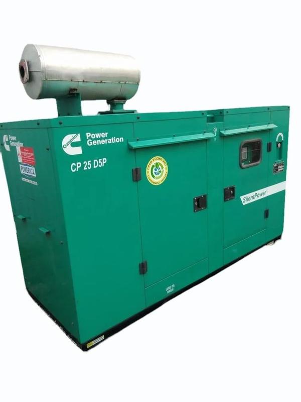 Product Power	25kVAColor	GreenBrand Name	CumminsModel Name/Number	CP 25 DSPRated Voltage	220VFrequency	50 Hz25 kVA Cummins CP 25 DSP Diesel Generator
