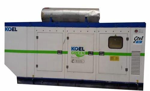 Genset Brand	KoelPhase	3 PhasePower (kVA)	250kVADimensions (L x W x H)	4340 x 1759 x 2613 mmModel Number	KG1-1-250WSAMC	AvailableFuel Consumption (at 100% Load)	28 Ltr/hrNoise Level dBA	75