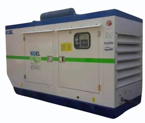 Power	62.5 kVAGenset Brand	KOEL by KirloskarFuel Consumption (at 100% Load)	12IP Rating	IP65No. Of Phase	Three phaseRated Speed	1200 rpmFuel Tank Capacity	90 LVoltage	415VUsage/Application	Commercial