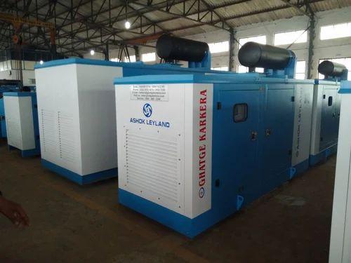 Power	125 kVA
Genset Brand	Ashok Leyland
DG Size L x W	7X3 Feet (LXW)
Voltage	240V
Frequency	50 Hz
Color	White And Blue
Ashok Leyland Diesel Generator Set