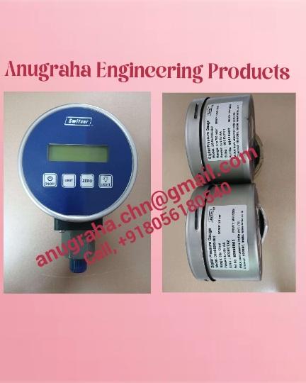 Switzer Digital Pressure Gauge. Dial: 100mmRange: 0....700 cmWC & 0....400 Bar.Stainless steel case for outdoor operating conditionsAccuracy ±0.5% of spanBattery operation (3 × 1.5V AA cell); Battery life: Approx. 1000 hoursBacklight option for dark environmentsPressure Units: Bar, Psi, Kg/cm², kPa, Mpa, cmWC, mmWC, mbar