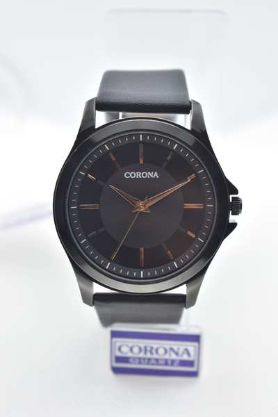 Introducing our distinguished Black Plated Wrist Watch, a harmonious fusion of contemporary style and precision engineering. The bold black-plated casing perfectly complements the sleek black dial, creating an air of understated elegance. Powered by Japanese movement, this timepiece ensures impeccable accuracy, while the synthetic leather belt adds a touch of luxury and comfort to your wrist. With its minimalist design and attention to detail, this watch embodies a perfect balance of form and function. Elevate your look with this exceptional timepiece, where black sophistication meets reliable performance, offering a statement of refined taste for any occasion.