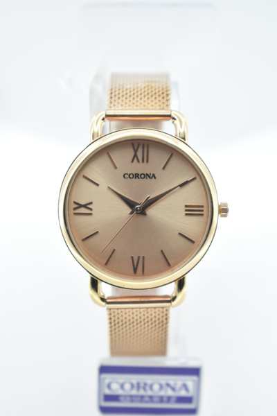Presenting our Rose Gold Plated Women's Wrist Watch, an exquisite combination of elegance and allure. The rosegold-plated case exudes a timeless charm, making a statement of refined femininity. Elevate your style with this exceptional timepiece, where sophistication and grace harmonize to create a watch that's both stunning and captivating.