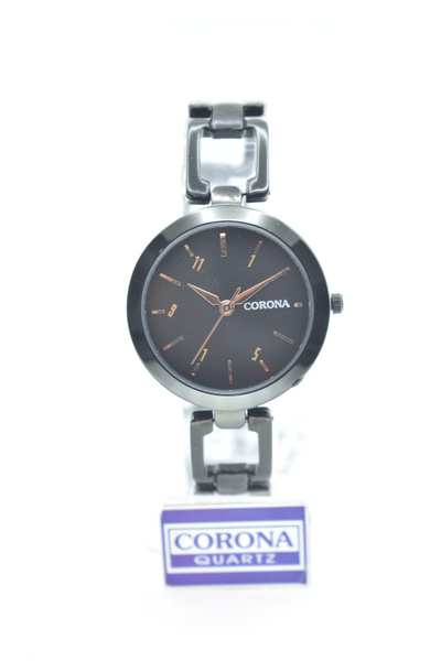 Introducing our Black Plated Women's Wrist Watch, a fusion of contemporary elegance and versatility. The sleek black-plated case exudes a sense of modern sophistication, making a statement of refined femininity. Elevate your style with this exceptional timepiece, where sleek design and classic tones converge to create a watch that's as bold as it is graceful.
