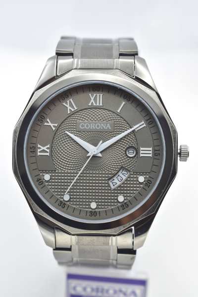 Introducing our Gunmetal Plated Men's Wrist Watch, a fusion of contemporary aesthetics and practicality. The sleek gunmetal-plated case exudes modern sophistication, while the day and date functions add convenience to your daily routine. Elevate your look with this exceptional timepiece, where bold design meets useful features, creating a statement of confident masculinity that's as stylish as it is functional.