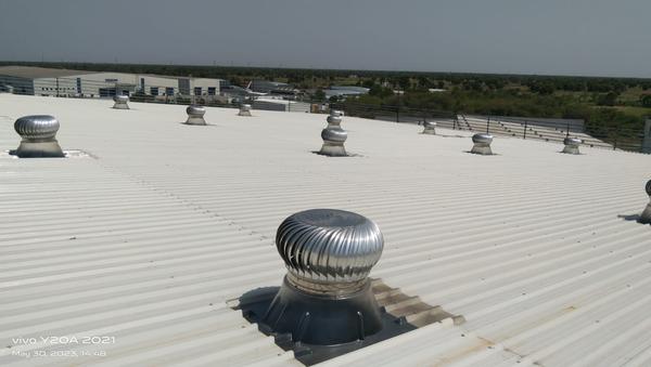 Airwell Systems, headquartered in Ahmedabad, Gujarat, is a leading manufacturer and supplier specializing in advanced ventilation solutions. With over 15 years of experience, the company offers a diverse range of products, including Turbo Ventilators, Roof Extractor Fans, and Motorized Roof Extractor Fans. Their Power Roof Extractor Fans are engineered to provide efficient, eco-friendly, and maintenance-free ventilation for various industrial and commercial applications.