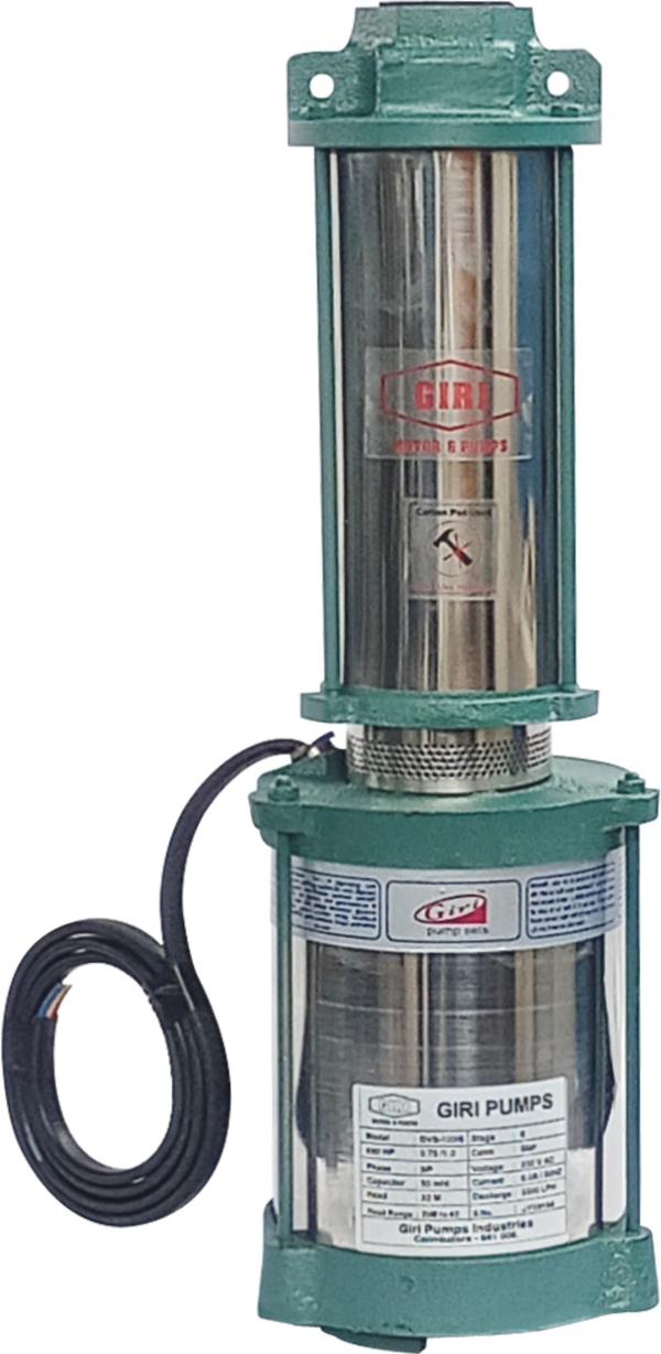 SPECIFICATIONSPower Range : 0.37 Kw-1.1 KwMax. Total Head: 70 mtrMax. Flow Rate: 5.0 IpsDelivery Size : 32, 40, 50 mmFEATURES→ High Performance Submersible Pumps to Achieve Your Needs.→ Excellent Working Capacity.→ Carbon/Teflon Pads to with Stand the upthrust load.→ High Efficiency & Low Power Consumption.→ Optimized Hydraulic Design for Efficient Performance.→ Designed for Wide Voltage Application.→ Suitable for Agriculture, Domestic, Sprinkler & Drip Irrigation