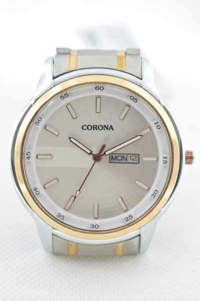 Introducing our Rose Gold Two-Tone Plated Men's Wrist Watch, a harmonious fusion of elegance and practicality. The luxurious rose gold-plated case adorned with two-tone accents exudes a refined charm, further enhanced by the inclusion of day and date functions for added convenience. Elevate your style with this exceptional timepiece, where opulence meets usefulness, resulting in a statement of confident masculinity that's both sophisticated and versatile.