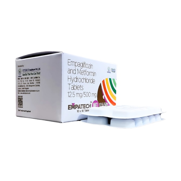 Empagliflozin (12.5mg) ,Metformin Hydrochloride (500mg)