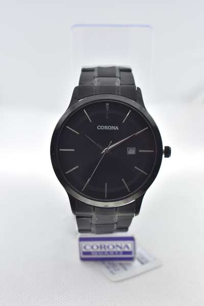 Introducing our Black Plated Men's Wrist Watch, a fusion of bold aesthetics and practicality. The sleek black-plated case exudes modern sophistication, while featuring a convenient date function that adds to its functionality. Elevate your look with this exceptional timepiece, where sleek design meets useful features, creating a statement of confident masculinity that's as stylish as it is functional.