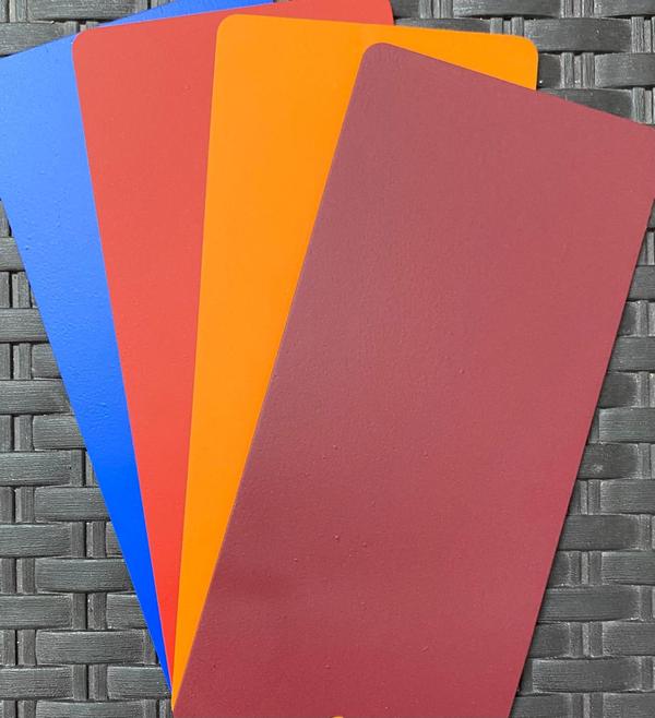 Matte Finish Powder Coatings: Understated Elegance with Lasting ProtectionMatte finish powder coatings offer a smooth, non-reflective surface that brings a modern, sophisticated aesthetic to a wide variety of products. With their low-sheen appearance and durable performance, matte finishes are increasingly favored across industries like architecture, automotive, furniture, and electronics.What Are Matte Finish Powder Coatings?Matte powder coatings are a type of dry coating applied electrostatically to metal (and sometimes other surfaces) and cured under heat. What sets matte finishes apart is their low gloss level—typically below 20 gloss units—resulting in a soft, muted surface that diffuses light rather than reflecting it.Key BenefitsModern Aesthetic: Matte finishes provide a sleek, contemporary look, ideal for high-end design or products requiring a subtle, professional appearance.Hides Imperfections: The low-gloss nature of matte coatings helps conceal surface flaws, fingerprints, and smudges better than glossy alternatives.Durability: Like other powder coatings, matte finishes offer excellent resistance to scratching, chipping, fading, and corrosion.Eco-Friendly Option: Powder coatings are solvent-free and produce virtually no VOC emissions, making them an environmentally responsible choice.Texture Variety: Matte powders can be formulated with smooth, textured, or even soft-touch finishes, depending on design needs.Common ApplicationsArchitecture: Interior and exterior cladding, facades, window frames, and fencing.Electronics & Appliances: Laptops, smartphones, monitors, kitchen appliances.Automotive: Custom parts, trim, wheels, and aftermarket accessories.Furniture: Office furniture, shelving, cabinetry, and designer fixtures.