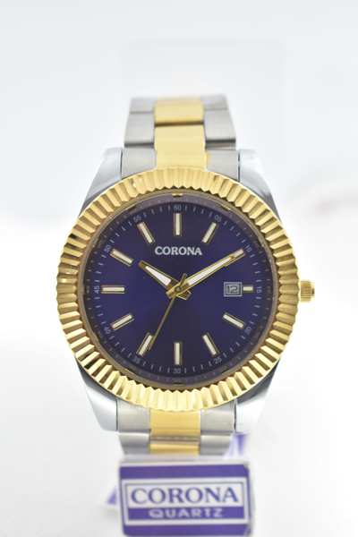 Presenting our Gold Plated Men's Wrist Watch. The luxurious gold-plated case encases a striking golden dial, while boasting date functions for added convenience. Elevate your style with this exceptional timepiece, where opulence, functionality, and precision unite to create a statement of refined masculinity.