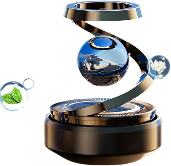 Enjoy uninterrupted freshness with our solar rotating car fragrance therapy. With day and night automatic switching diffusion mode, it works on cloudy days too. Automatic Scent Dissipation ensures long-lasting fragrance