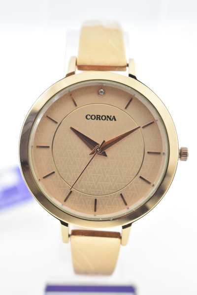 Introducing our Rosegold Plated Women's Wrist Watch, a harmonious blend of classic charm and modern style. The rich rosegold-plated case exudes a sense of warmth and elegance, making a statement that's both versatile and refined. Elevate your look with this exceptional timepiece, where traditional design meets contemporary aesthetics, resulting in a watch that's perfect for adding a touch of sophistication to any outfit.