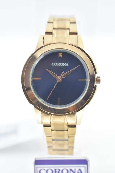 Introducing our Rose Gold Plated Women's Wrist Watch, a fusion of elegance and precision. The rose gold-plated case encases a captivating blue dial, powered by Japanese movement for impeccable accuracy. Elevate your style with this enchanting timepiece, where sophistication meets reliability in a stunning statement of femininity.