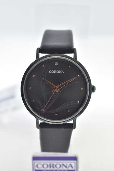 Introducing our Black Plated Women's Wrist Watch, a fusion of modern elegance and versatile style. The sleek black-plated case exudes contemporary sophistication, while the supple leather belt adds a touch of luxury and comfort. Elevate your look with this exceptional timepiece, where urban chic meets classic design, resulting in a watch that's perfect for adding a touch of refinement to any outfit.