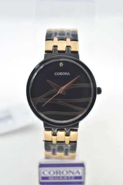 Introducing our Black Two-Tone Plated Women's Wrist Watch, a fusion of modern aesthetics and versatile elegance. The sleek black-plated case adorned with two-tone accents exudes contemporary sophistication, making a statement that's both bold and refined. Elevate your look with this exceptional timepiece, where urban chic meets timeless design, resulting in a watch that's perfect for adding a touch of elegance to any outfit.