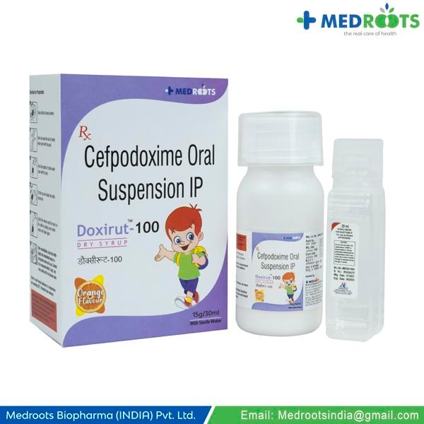 CEFPODOXIME PROXETIL 100 MG DRY. SYP WITHSTERILE WATER FOR RECONSTITUTIONCefoprox 100mg Dry Syrup is an antibiotic medicine. It is commonly given to children for the treatment of a wide range of bacterial infections targeting the ears, eyes, nose, throat, lungs, skin, gastrointestinal tract, and urinary tract. It is also effective in treating typhoid fever in children and adolescents.