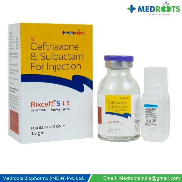 Ceftriaxone+Sulbactam is used in the treatment of bacterial infections. Ceftriaxone + Sulbactam is a combination of two medicines: Ceftriaxone and Sulbactam. Ceftriaxone is an antibiotic. It works by preventing the formation of the bacterial protective covering which is essential for the survival of bacteria