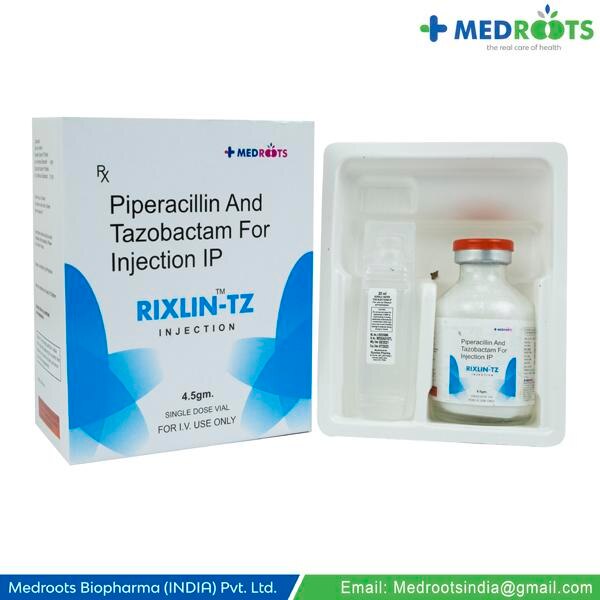 Piperacillin and tazobactam combination injection is used to treat bacterial infections in many different parts of the body (eg, stomach or bowel, lungs, skin, female reproductive organs
