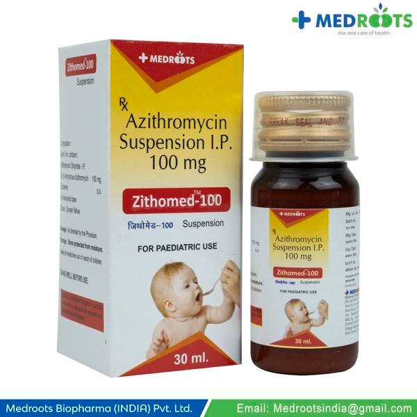 AZITHROMYCIN 100 MG SUSPENSIONAzithromycin is used to treat a wide variety of bacterial infections. It is a macrolide-type antibiotic. It works by stopping the growth of bacteria. This medication will not work for viral infections (such as common cold, flu).