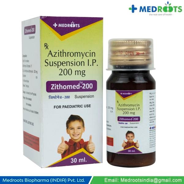 AZITHROMYCIN 200 MG SUSPENSION Azithromycin is used to treat a wide variety of bacterial infections. It is a macrolide-type antibiotic. It works by stopping the growth of bacteria. This medication will not work for viral infections (such as common cold, flu)
