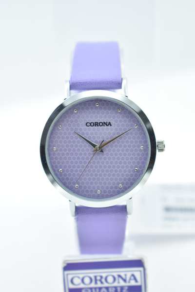 Introducing our Silver Women's Wrist Watch with a Purple Dial, a seamless fusion of timeless elegance and a touch of regal charm. The polished silver case elegantly encases a captivating purple dial, creating a harmonious balance of classic design and a rich, vibrant hue. Elevate your look with this exceptional timepiece, where enduring sophistication meets a regal pop of color, resulting in a watch that's perfect for adding a touch of refinement and nobility to any ensemble.