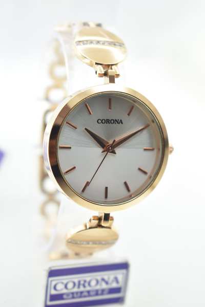 Introducing our Rose Gold Plated Women's Wrist Watch, a perfect fusion of timeless beauty and modern elegance. The luxurious rose gold-plated case elegantly cradles a captivating dial, creating a harmonious and graceful aesthetic. Elevate your style with this exceptional timepiece, where sophistication meets contemporary design, resulting in a watch that's perfect for adding a touch of refined femininity to any ensemble.