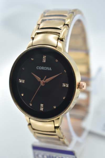 Introducing our Rose Gold Plated Women's Wrist Watch with a Black Dial, a harmonious blend of elegance and contrast. The luxurious rose gold-plated case beautifully frames a captivating black dial, creating a striking balance of timeless design and modern aesthetics. Elevate your look with this exceptional timepiece, where opulence meets dramatic contrast, resulting in a watch that's perfect for adding a touch of sophistication and boldness to any ensemble.