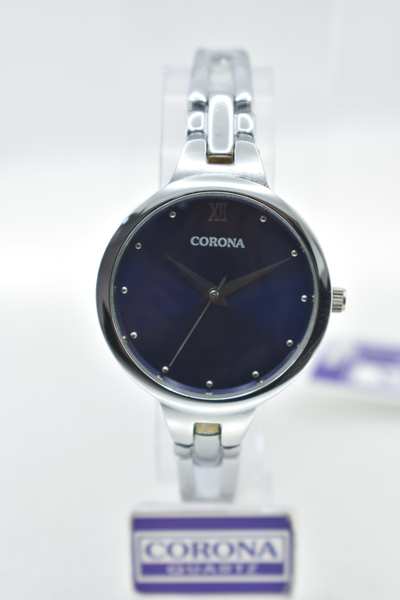 Introducing our silver Plated Women's Wrist Watch with a Blue Dial, a harmonious blend of elegance and vibrancy. The luxurious silver plated case beautifully complements the captivating blue dial, creating a striking yet graceful aesthetic. Elevate your style with this exceptional timepiece, where opulence meets a refreshing burst of color, resulting in a watch that's perfect for making a statement and adding a touch of glamour to any outfit.