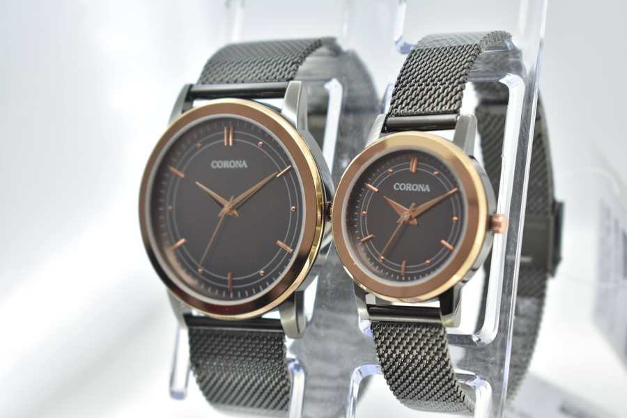 Introducing our Black Plated Couple's Wrist Watches, a combination of timeless love and shared elegance. These matching timepieces feature sleek black-plated cases that exude modern sophistication, creating a harmonious blend of classic design and contemporary aesthetics. Elevate your connection with these exceptional watches, where enduring style meets sleek modernity, resulting in a set that's perfect for celebrating your love and unity in style.