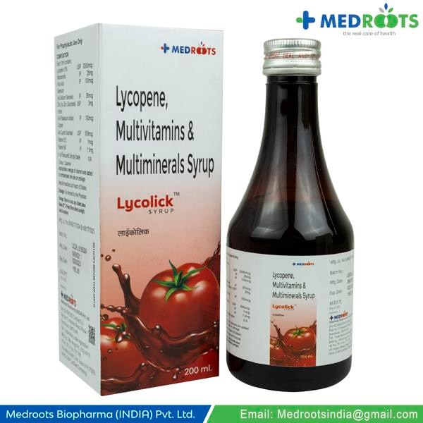 LYCOPENE 10% 2000 MCG + NIACINAMIDE 25 MG + FOLIC ACID 100 MCG +SELENIUM 35 MCG + ZINC 3 MG + IODINE 100MCG + COPPER 500 MCG + VITAMINB12 1 MCG + VITAMIN B6 1.5 MGLycopene + Niacinamide + Folic Acid + Selenium + Zinc + Manganese + Iodine + Copper + Vitamin B12 + Vitamin B6 (Pyridoxine) is a combination of vitamins and minerals. Lycopene is a powerful antioxidant that protects the body from damaging molecules called free radicals and helps boost the immune system. Niacinamide (vitamin B3) is needed for the function of fats and sugars to maintain healthy cells. Folic acid is essential for the production of red blood cells. It also prevents and treats folate deficiency and anemia. Selenium prevents cell damage and protects the body from the poisonous effects of heavy metals and other harmful substances. Zinc is needed for the body's immune system to work properly. It plays a role in growth, wound healing, and maintaining gut health. Zinc is also required for the senses of taste and smell. Manganese contributes to cholesterol, glucose, amino acids, and carbohydrates metabolism. It also