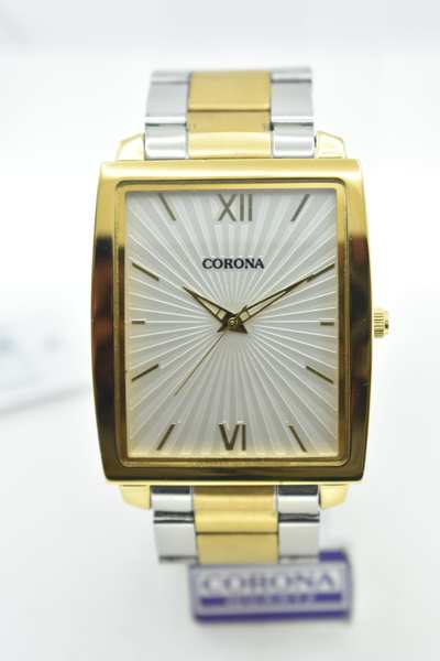 Introducing our Gold Two-Tone Plated Men's Wrist Watch, a harmonious blend of luxury and versatility. The opulent gold-plated case adorned with two-tone accents exudes a refined charm, making a statement that's both classic and contemporary. Elevate your look with this exceptional timepiece, where opulence meets modern design, resulting in a watch that's perfect for adding a touch of sophistication and contrast to your ensemble.