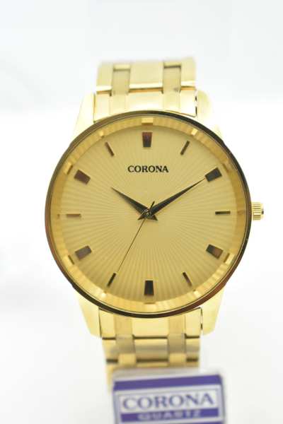 Introducing our Gold Two-Tone Plated Men's Wrist Watch, a harmonious blend of luxury and versatility. The opulent gold-plated case adorned with two-tone accents exudes a refined charm, making a statement that's both classic and contemporary. Elevate your look with this exceptional timepiece, where opulence meets modern design, resulting in a watch that's perfect for adding a touch of sophistication and contrast to your ensemble.