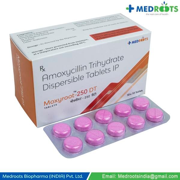 Amoxycillin 250mg Tablet is used to treat a variety of bacterial infections. It is effective in infections of the throat, ear, nasal sinuses, respiratory tract (e.g., pneumonia), urinary tract, skin and soft tissue, and typhoid fever.