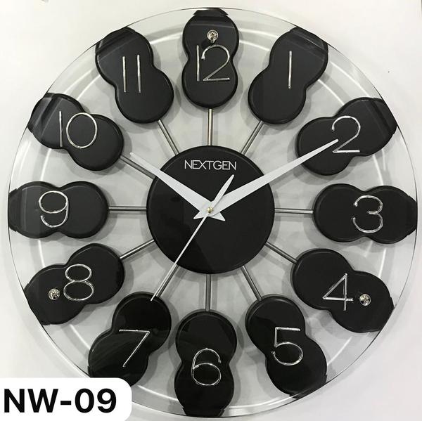 Introducing the stylish WOODEN/GLASS CLOCK NW-09 for your home or office. This clock features a classic brown dial enclosed in a wooden frame, perfect for a contemporary theme. The clock mechanism is quartz for accurate timekeeping. Made of high-quality wood, this clock is durable and long-lasting. Add this unique piece to your collection today!