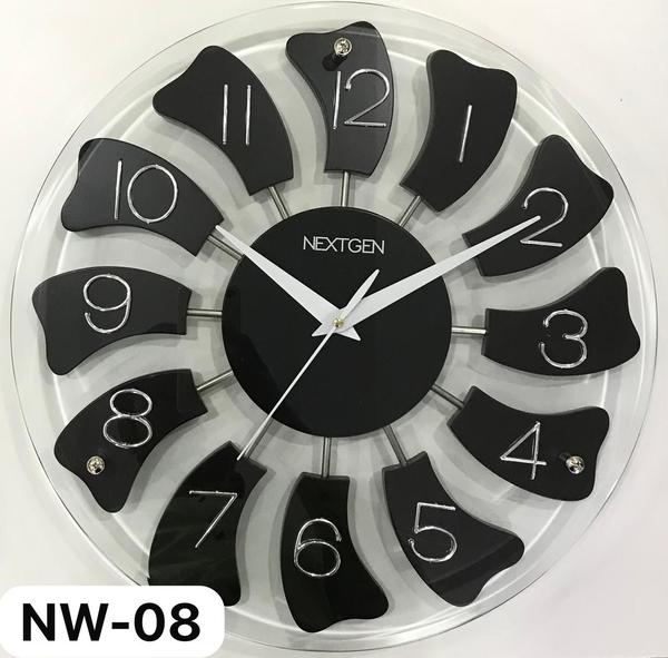 Introducing the stylish WOODEN/GLASS CLOCK NW-08 for your home or office. This clock features a classic brown dial enclosed in a wooden frame, perfect for a contemporary theme. The clock mechanism is quartz for accurate timekeeping. Made of high-quality wood, this clock is durable and long-lasting. Add this unique piece to your collection today!