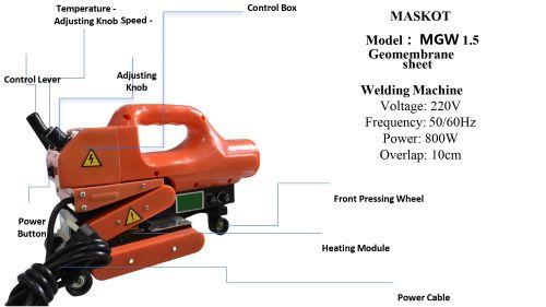 HDPE POND LINERS ARE HIGH QUALITY PORTABLE MACHINES USED FOR WELDING OF GEOMEMBRANE SHEETS AT SITES , THESE MACHINES COME WITH BIG RANGE OF WORKING CAPACITY DEPENDING ON SHEET THICKNESS AND REQUIREMENT OF CUSTOMER
