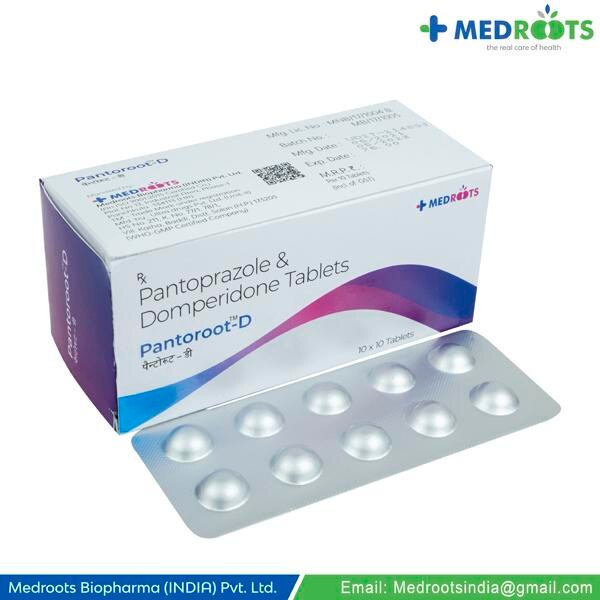 Pantoprazole 40mg + Domperidone 10mg medicine may be used in the management of peptic ulcers, including gastric ulcers and duodenal ulcers. Pantoprazole helps promote ulcer healing by suppressing gastric acid secretion, while Domperidone helps alleviate symptoms such as nausea and bloating