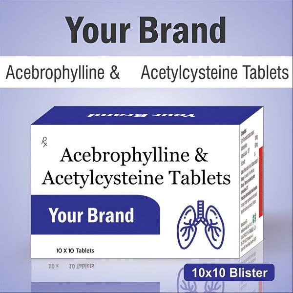 Acebrophylline+acetylcysteine belongs to the class of drugs called 'mucolytic agents' (cough/sputum thinner) primarily used to prevent and treat symptoms of chronic obstructive pulmonary disease (COPD) such as shortness of breath, coughing, or wheezing (whistling sound while breathing).