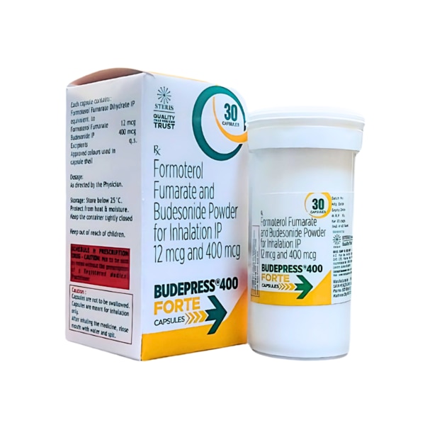 Formoterol Fumarate (12 mcg), Budesonide IP (400 mcg)